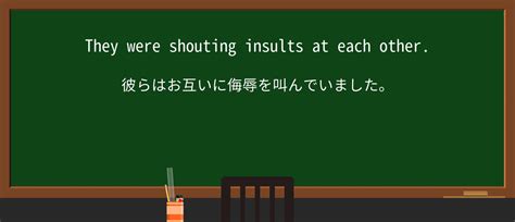 insult 意味|insult words.